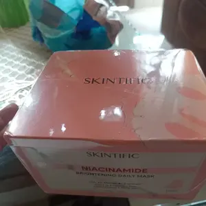 Skintific Niacinamide Brightening Daily Mask 30pcs Mencerahkan & Menghaluskan Kulit Seketika Dengan Niacinamide TXA & Rice Extract
