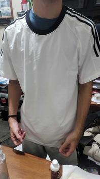 Product Review of Tshirt Lengan Pendek Garis Tiga Baju bola Snoopy Korean Style Kaos Longgar 100% Cotton from U** A**i 0