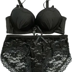 BRA SET kawat dan cd transparant renda