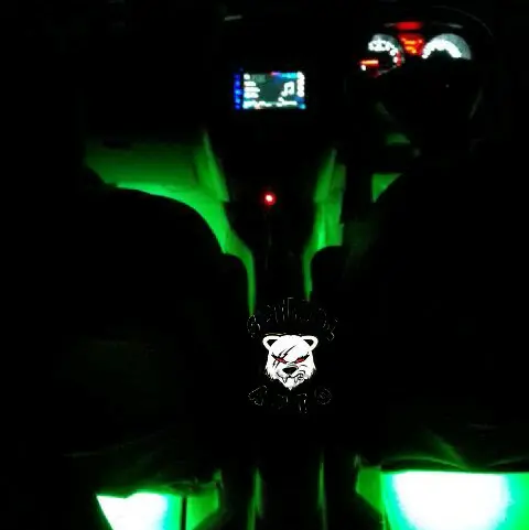 Lampu led kolong dashboard mobil rgb remot lampu led kolong mobil rgb 4