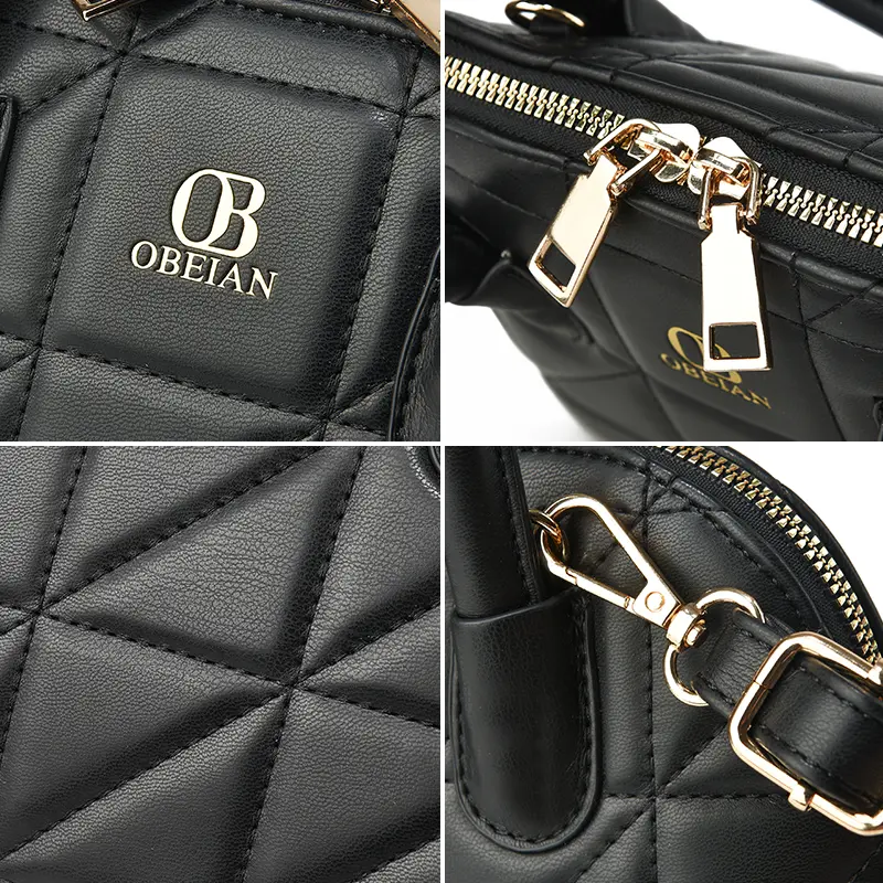 [Clara Bag] Obeian Tas Selempang Wanita Sling Bag Handbag Shoulder Bag Tas Pesta Simple Jalan Jalan Kulit Sintetis Hitam designer  bags Hadiah Hari Valentine 2