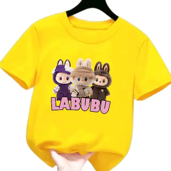 kaos atasan anak perempuan motif lucu yang lagi viral atasan anak cewek bahan katun Fashion 3