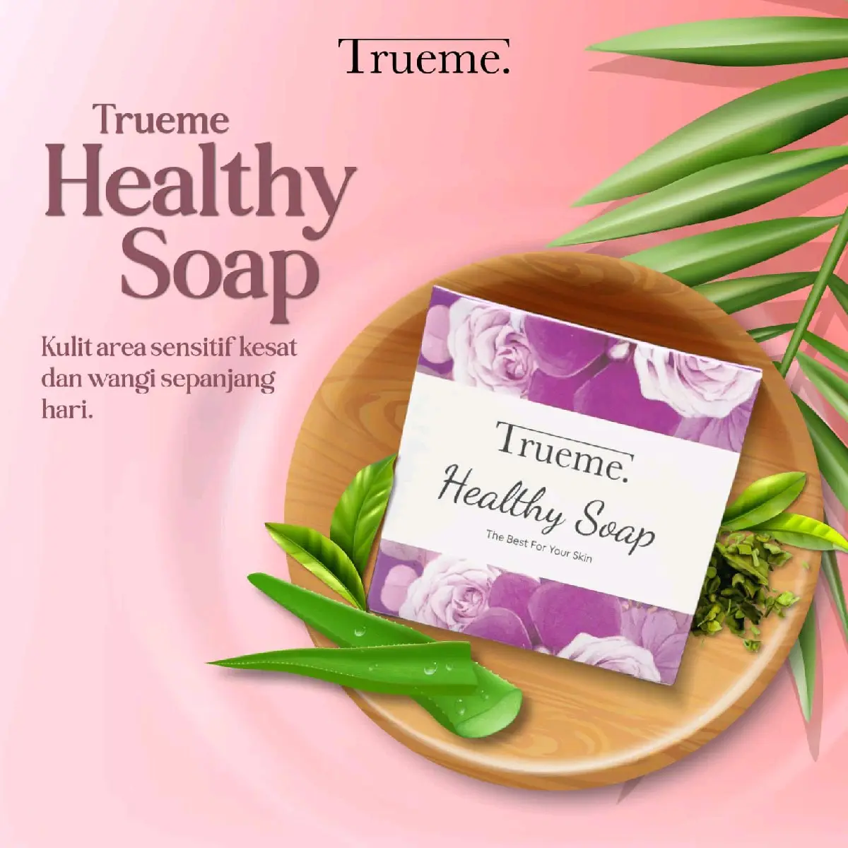 Sabun Kesehatan TRUEME HEALTHY SOAP Perawatan Keputihan Feminine Wangi - Mengencangkan, Kewanitaan