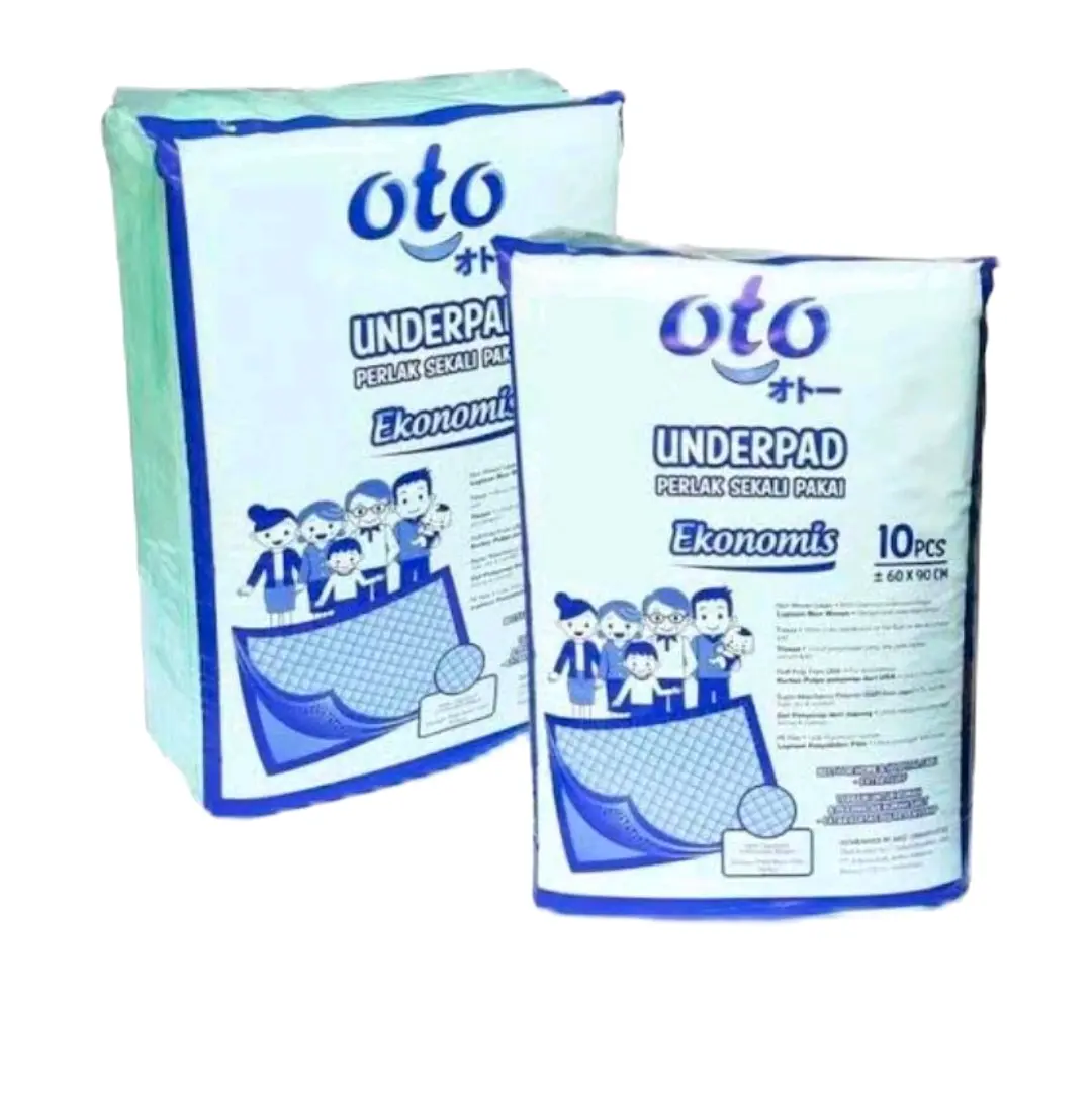OTO Perlak Underped 60x90 - Isi 10, Original. untuk alas ibu bersalin, untuk alas kandang anabul