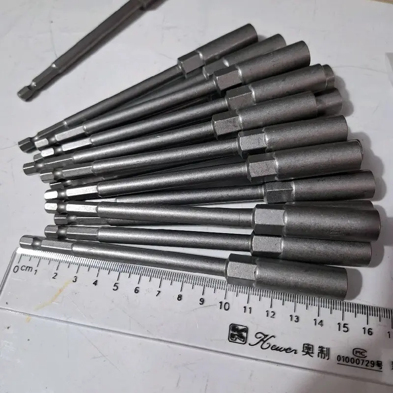 đầu chụp bulong 13-15-17-19mm dài 8cm gắn máy bắn vít 0