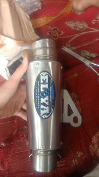 Product Review of Slincer Elya Racing P20cm Sarteng Inlet 50mm Fullstainless Steel Anti Karat - Motorcycle, Kendaraan from g**🥀 0