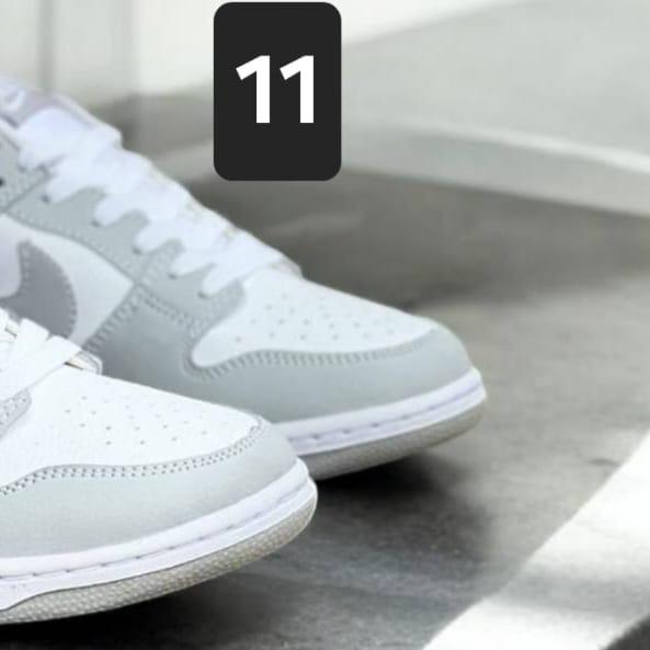 SEPATU ESBI DUNK GREEY WHITE SNEAKERS 0