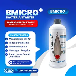 BMICRO+ Shine Well Aquaculture | 1L | Bakteri Starter Aquaculture, Menjernihkan Air Kolam Ikan Koi