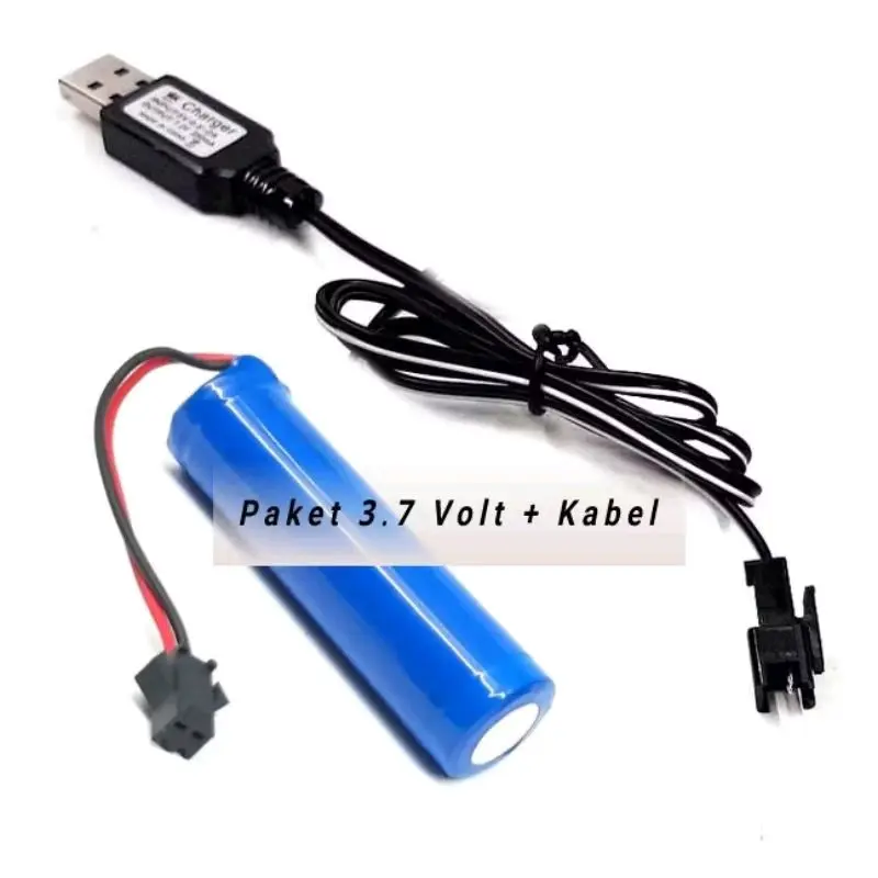 Baterai dan Charger RC 3.7 Volt 800 Mah UNTUK Mobil Remote Control 2wd
