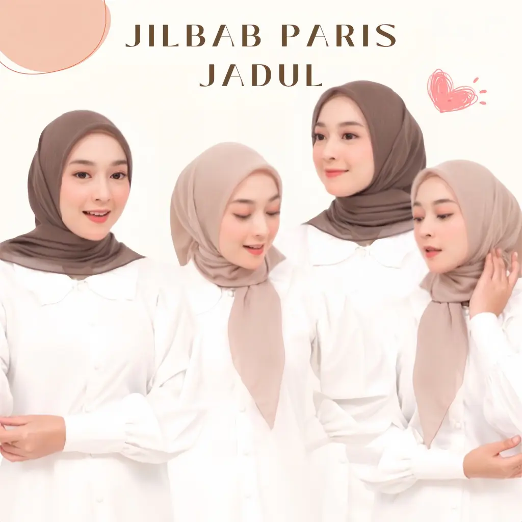 PARIS PREMIUM  hijab / Paris Jadul/ Paris Basic segi empat tebal tidak menerawang JAHIT TEPI hijab jilbab ANTI LETOY/Kirei Hijab