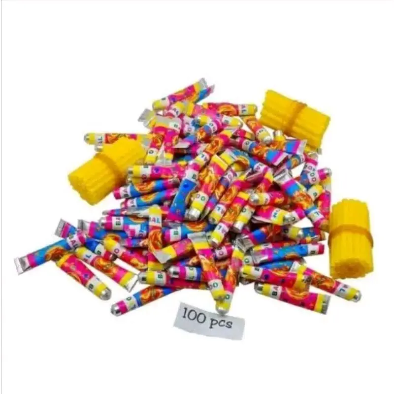 Balon tiup aks sedotan isi 100pcs jaman dulu 3