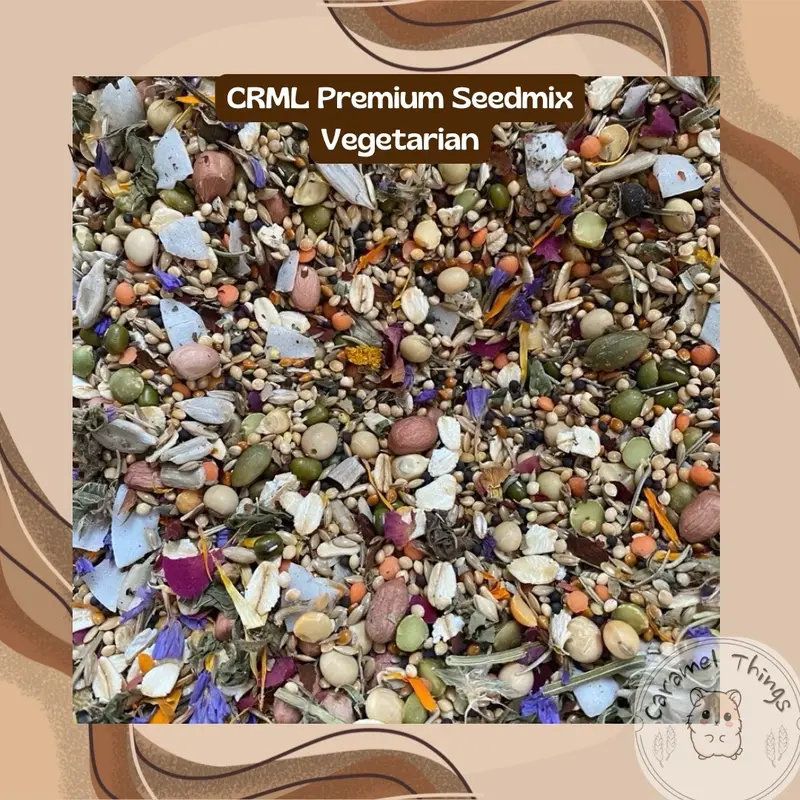 CRML Premium Seedmix | Makanan Premium Hamster | Vegetarian & Animal Protein | Syrian | Dwarf 1