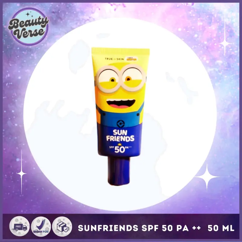 True to Skin - [MINIONS SPECIAL EDITION] Sunfriends SPF 50 PA ++ Sunscreen Gel 50 ml 0