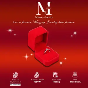 Mazzny Kotak hadiah cincin Kotak penyimpanan cincin Kotak hadiah perhiasan