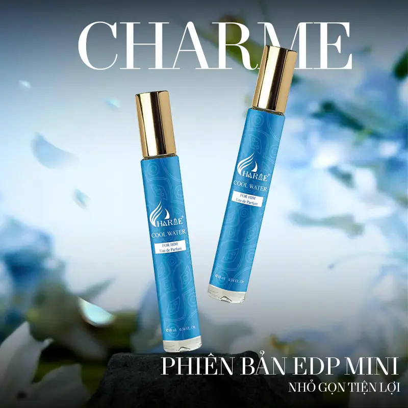 Nước Hoa Chiết 10ML Charme Cool Water Lịch Lãm - Nam Tính - Sang Trọng ( Có Hộp ) Cosmetic Perfume 4