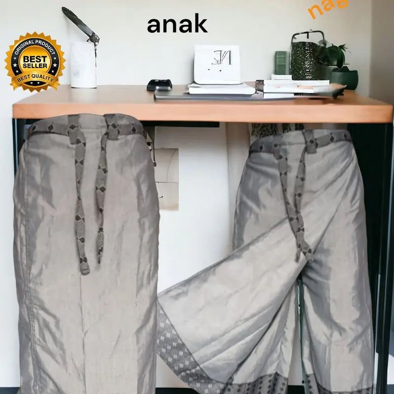 Sarung Celana Muslim Pria Dewasa Anak Model Sirwal Motif Sabuk Naga - Polos Songket Sabuk Corak 5