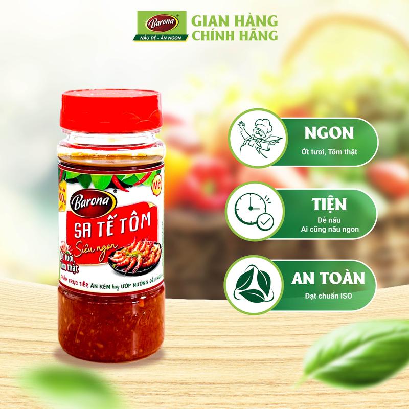 Sa tế Tôm Siêu Ngon Barona 100g