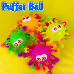 Mainan Puffer Ball / Mainan Yoyo Ubur-Ubur / Mainan Bola Lampu LED / Mainan Smile Duri / Ferhat Ball 1474H