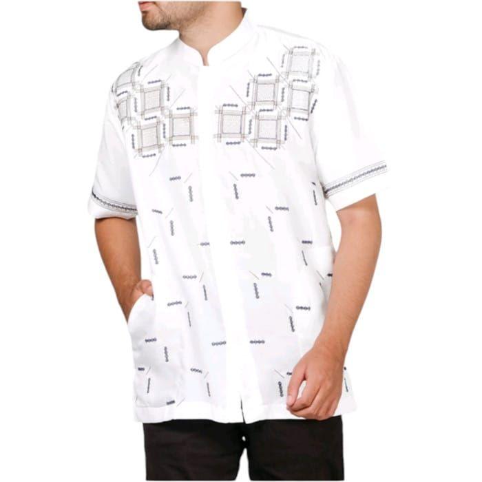 Product Introduction of S M L XL  XXL  XXXL  XXXXL  baju kemeja koko dewasa bahan katun poli  premium tebal adem nyaman di pakai Muslim Dewasa 5