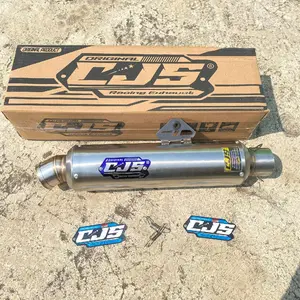 SLINCER JENONG ULEM 30CM SARFULL ORIGINAL CJS RACING EXHAUST New Inlet 50mm Motorcycle FREE KARDUS EXCLUSIVE