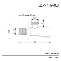 Gambar ZANRU Stop Valve ZN277#MB | Kran Stop dari PT Surya Pertiwi Kota Tangerang 2 Tokopedia