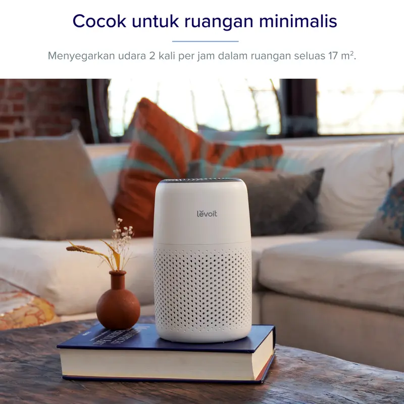 Levoit Core Mini Desktop Air Purifier with Fragrance Aroma Diffuser Putih Listrik 6