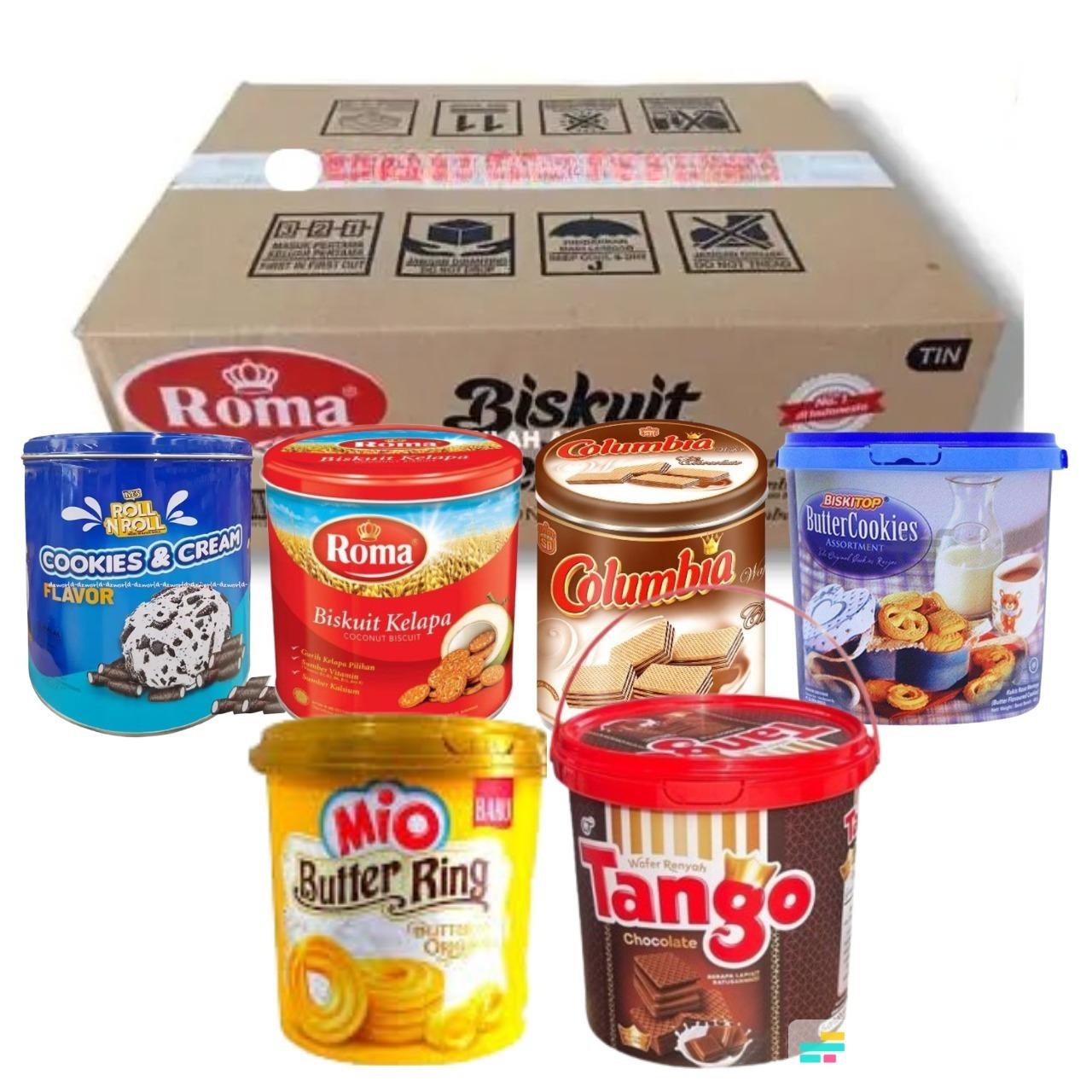 (MIX 1 DUS) Biskuit Wafer 1 Dus Isi 6 Kaleng - Nabati - SuperQuin Gold - All Varian Rasa - Virgo Shoop