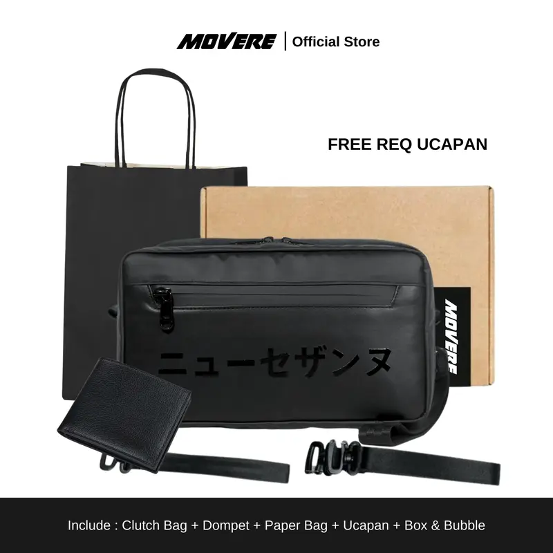 Exclusive Hand bag Clutch Tas Selempang Pria Waterproof Paket Kado Ulang Tahun Cowok Clutch Bag & Dompet 0