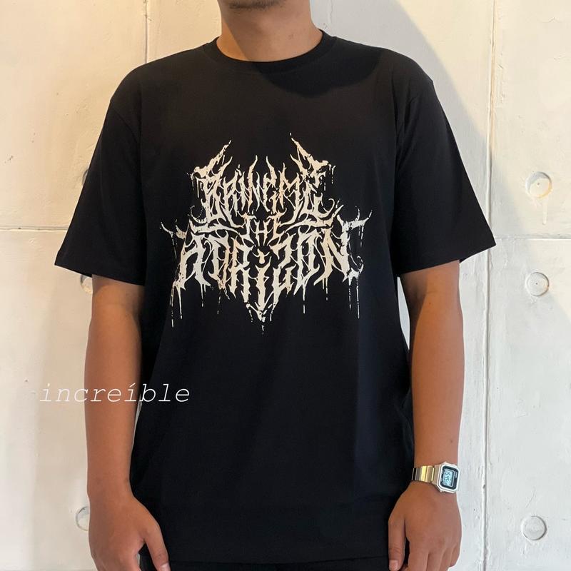 Increíble Kaos Band Bring Me To Horizon Vintage Pria dan Wanita | Baju Tshirt Skena Distro Unisex Sablon BMTH Lengan Pendek Katun Combed Hitam Lembut Reguler Fit | Atasan Oblong Cowok Motif Metal Outfits Keren 4