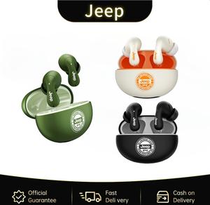 Alat Dengar Bluetooth, Jeep JP EW121 TWS, Fon Telinga Wayarles, Fon Kepala Mudah, Bluetooth 5.3, Fon Telinga dengan Bes Stereo, Dalam Telinga, Mikrofon Pembatalan Bunyi, Kalis Air IPX5, Sesuai untuk Sukan, Masa Main 20 Jam, Serasi dengan Android dan iOS