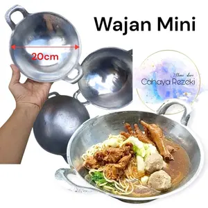 Wajan Kuali Mini Seblak Wajan Mie Ayam Ceker Ceplok Telur / Kuali Mini Aluminium Cor Kitchenware