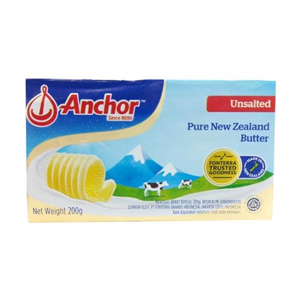 Gambar ANCHOR BUTTER UNSALT 200 GR dari Hypermart Daan Mogot Kota Administrasi Jakarta Barat Tokopedia