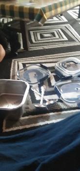 Product Review of “COD”(Lunch box)3pcs-nampan sus Kedap Udara, Tahan Suhu Tinggi, Cocok untuk Kulkas dan Aktivitas Luar Ruangan/ES Kotak Makanan Stainless Steel Food Grade Dengan Penutup Kedap Kotak Penyimpanan Makanan Stainless Steel Tebal dengan Tutup/live from i**a 3