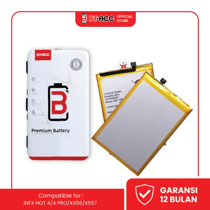 BT-ACC BL-39AX Baterai Battery For Infinix Hot 4 / Hot 4 Pro / X556 / X557