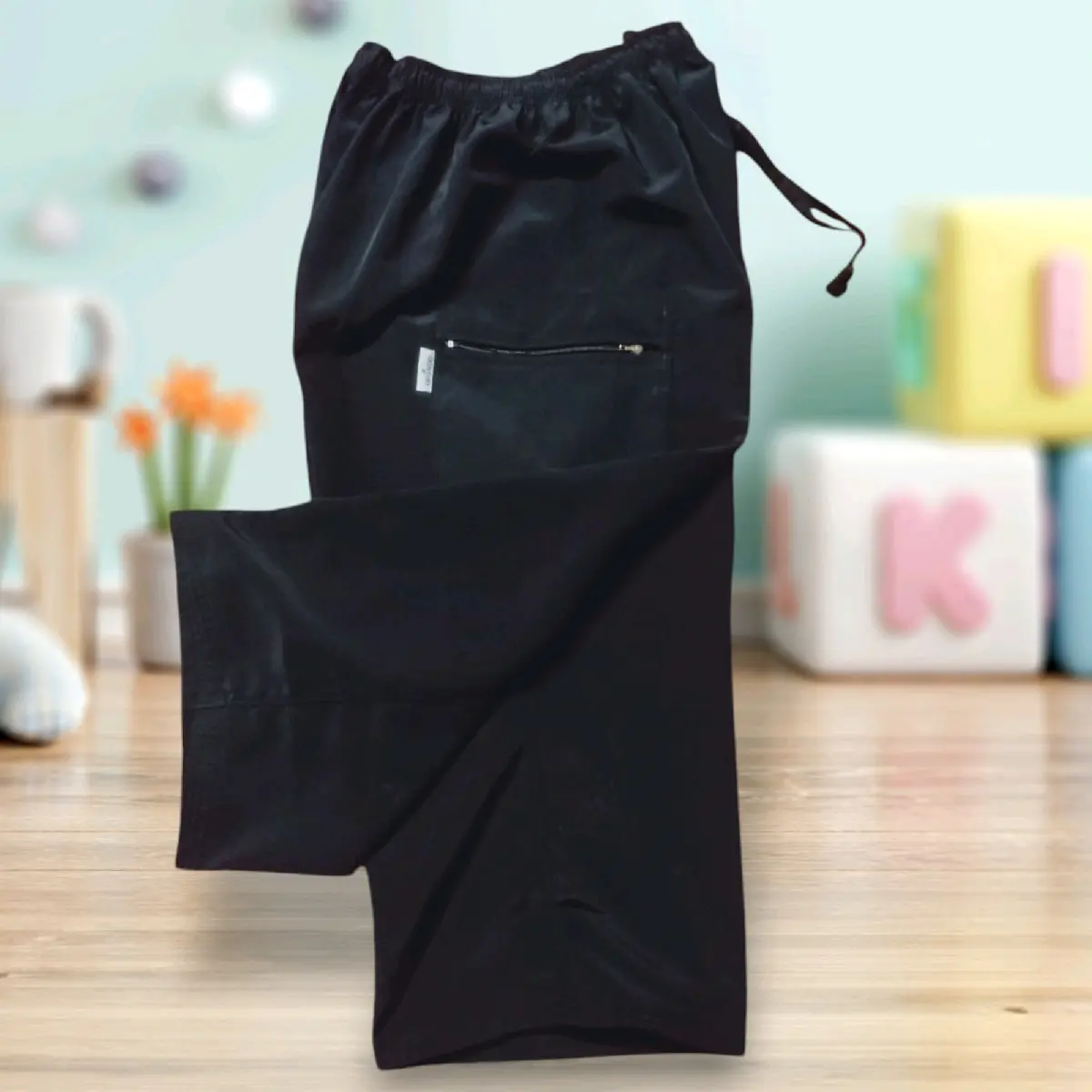 Celana Sontog hitam, pangsi hitam 3/4  bahan besway tebal