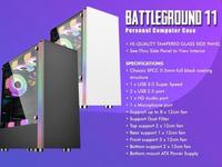 Gambar Casing Simbadda BattleGround 11 WHITE - ATX, mATX Tempered Glass dari Toko Expert Komputer Kota Administrasi Jakarta Pusat 3 Tokopedia