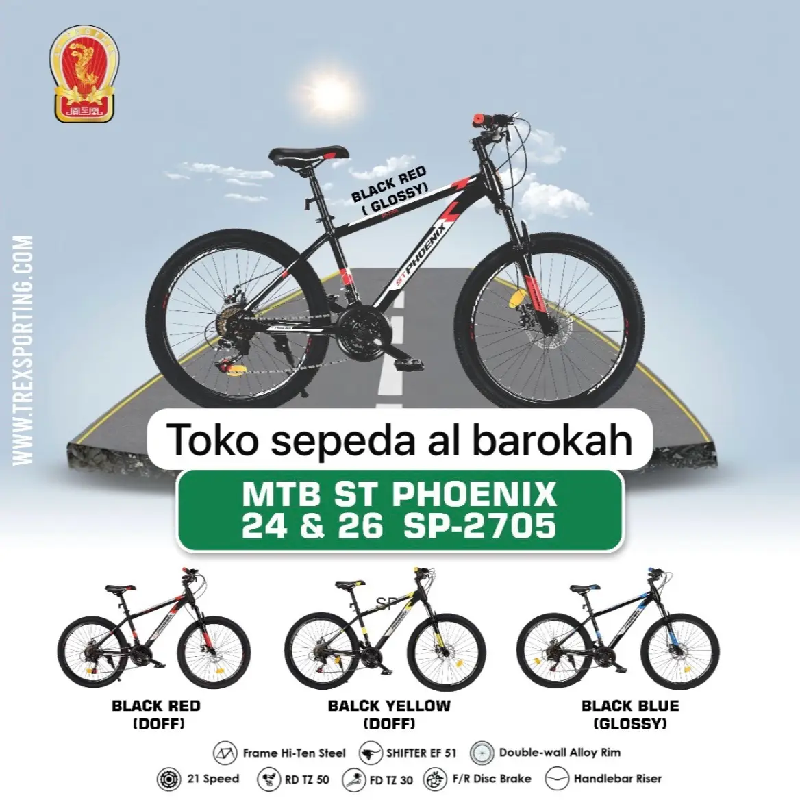 Sepeda MTB 26 ST Phoenix Outdoor
