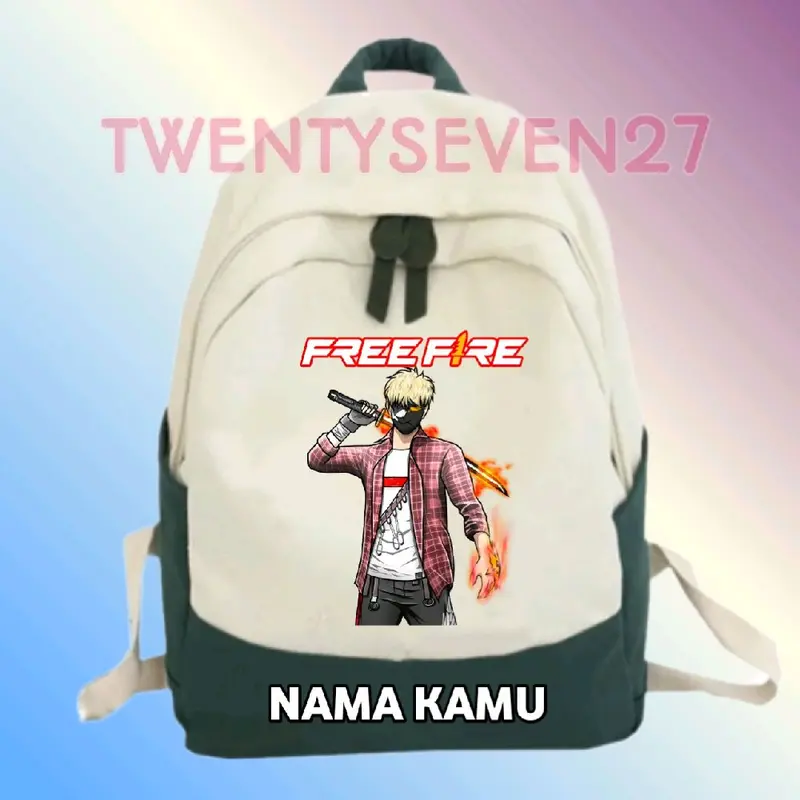 TAS ANAK TAS SEKOLAH ANAK FREE FIRE FF PEDANG 2