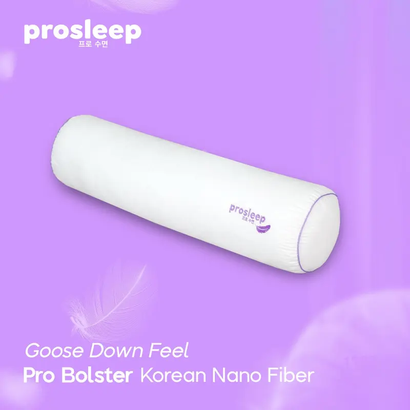 [GULING PREMIUM] Prosleep Probolster Korean Nano Fiber - Guling Hotel Bed - Goose Down Feel - Bulu Angsa Sintetis- Super Empuk Kain Premium Microtex Emboss 0
