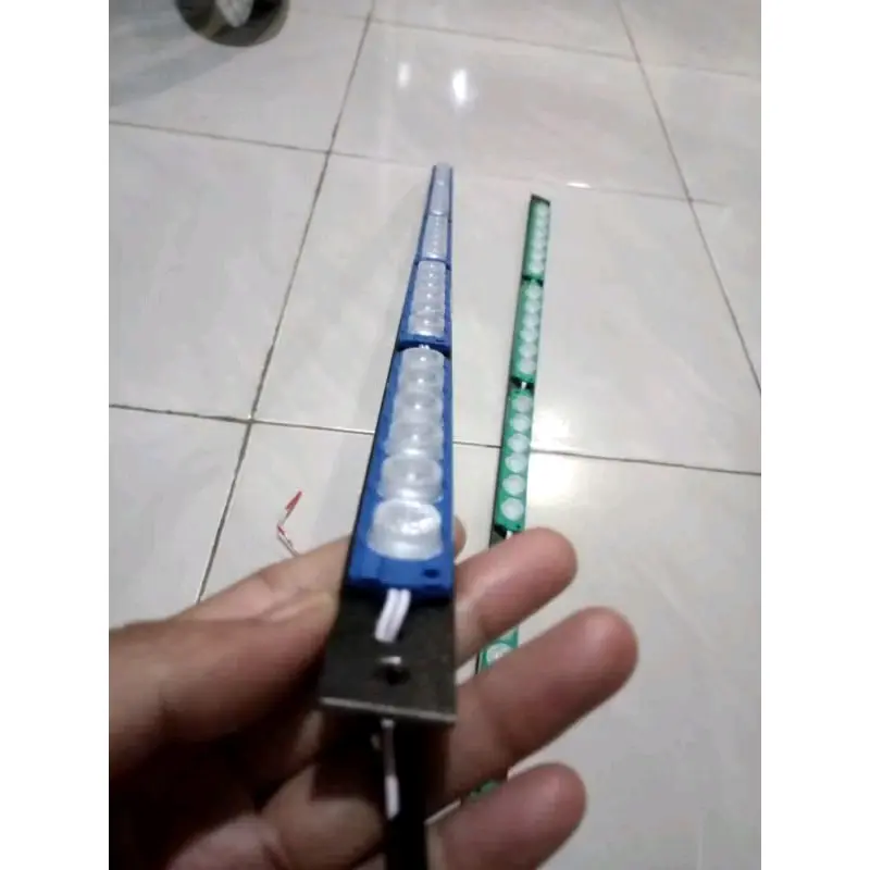 Lampu Light Bar/Atap 5 Channel 80cm - LED 6 Mata Warna Putih, Hijau, Biru, Kuning, Merah, Pink, Ungu, Blue Ice - Kotak Car hpl 8