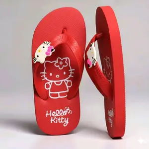 Sandal Jepit Anak Wanita Hello Kitty Sandal Kekinian Viral Size 21/35 Promo Terbaru 2025 Desain Lucu Dan Nyaman
