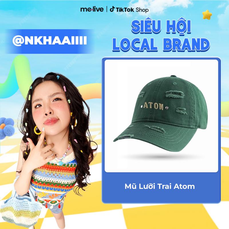 Mũ Lưỡi Trai Atom Nón Kết Nam Nữ Jussy Fashion Phong Cách Nón Form Mềm Unisex Vải Cotton 1 Lớp Nhiều Màu Hot Cap Women Hat