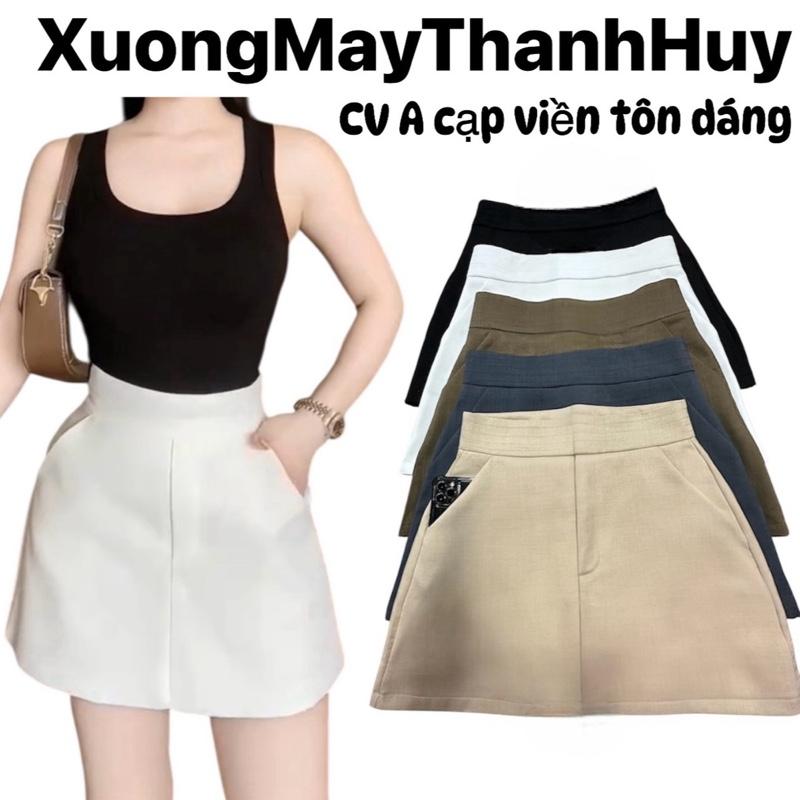  Chân Váy A Cạp Cao che khuyết điểm,Váy Cạp viền ôm eo Tôn Dáng -CV MSF 42 