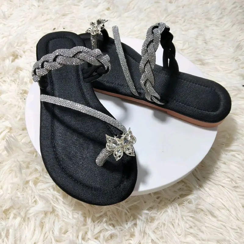 Dép dây soàn xỏ ngón khóa bướm đá .1cm (sỉ&lẻ) MÃ B1