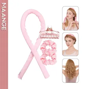 MAANGE Heatless Curl with Hair Clip and Scrunchie No Heat Damage Healthy Curl 1460 Alat Pengeriting Rambut Tanpa Panas Catokan Keriting