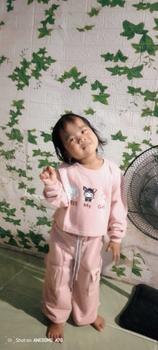 Product Review of Masyken Setelan Sweater Anak Perempuan Crop Top Usia 1-6 Tahun Bayi Parsel TPE Beige from ** G**i ** 2