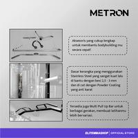 Gambar METRON Functional Power Rack GF Alat Gym Multifungsi dengan Weight Stack - Rack Only, Tanpa Plate dari ELITE MMA SHOP Kota Administrasi Jakarta Barat 4 Tokopedia