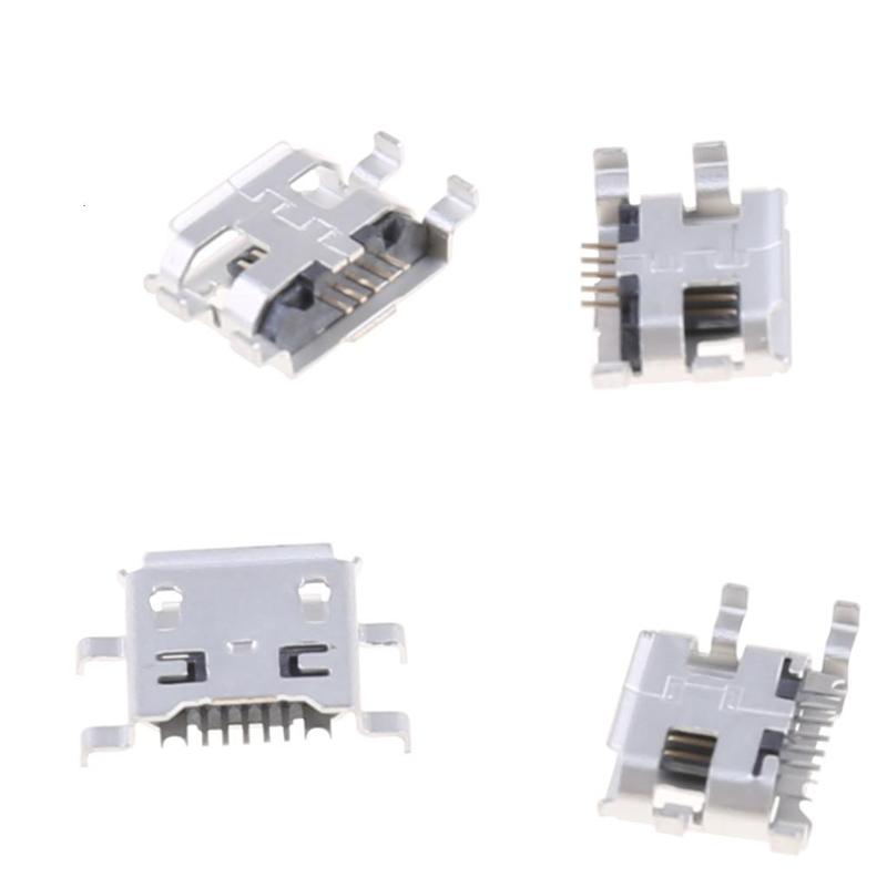 Bộ 10 đầu nối ổ cắm Micro USB Type B cái 5 chân 0,72 mm cho điện thoại và máy…