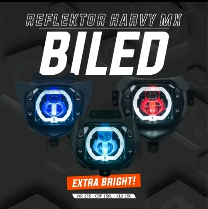 Reflektor Biled Lampu Depan CRF 150 KLX BF DT WR 155 0