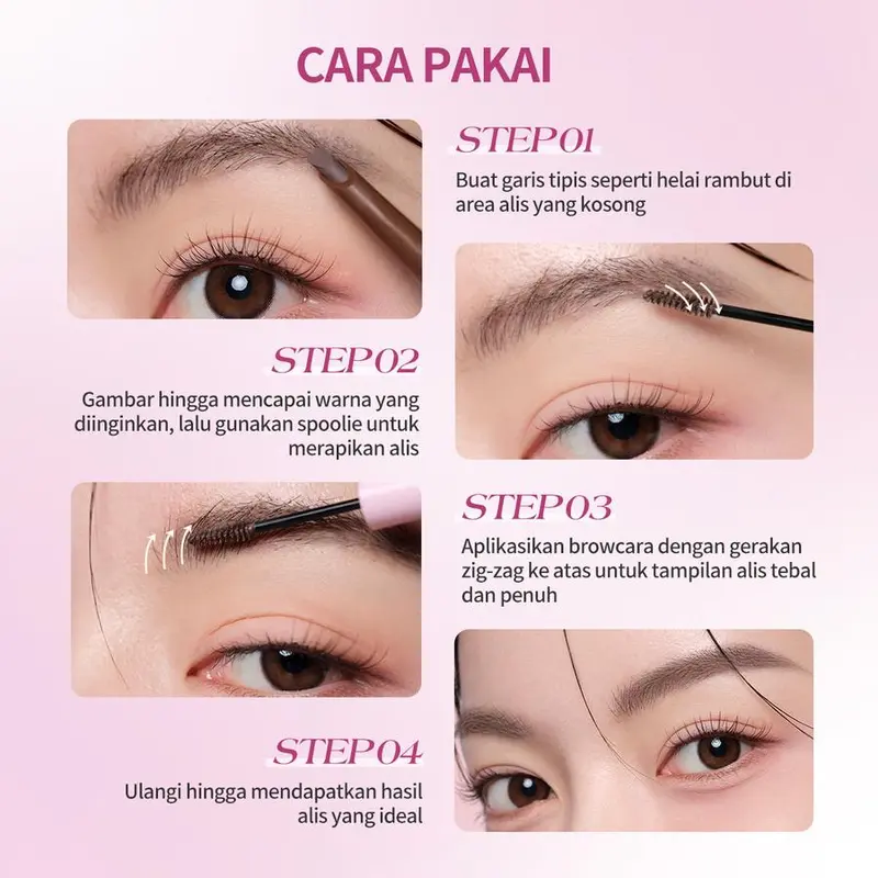 BNB barenbliss Make Me Plushy Eyebrow Duo 2-in-1 Pensil Alis & Browcara 3